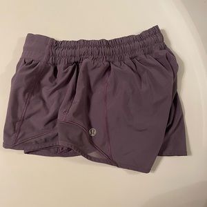 Lululemon purple 2.5 shorts
